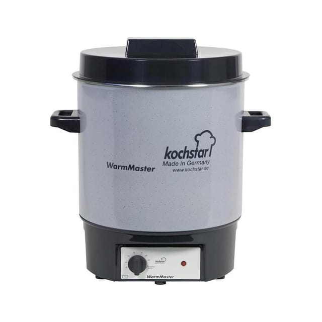 Kochstar - Einkochautomat WarmMaster ohne Uhr 27 l Ø35cm steingrau/weiß