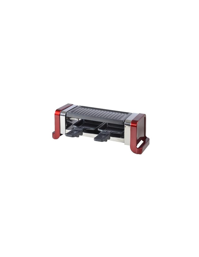 Kitchenchef - Raclette maschine 2 personen 350w rot - Kitchen Chef - gr202-350r