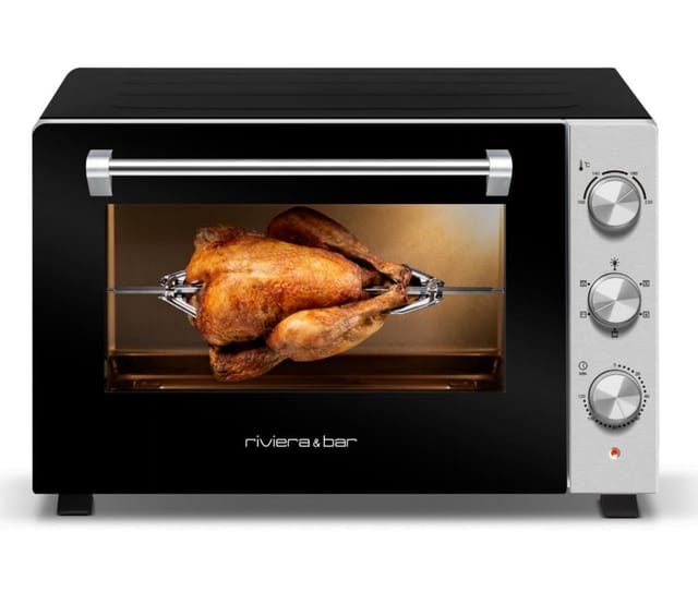 Multifunktionsofen 60l 2200w schwarz / edelstahl Riviera&bar qfr600