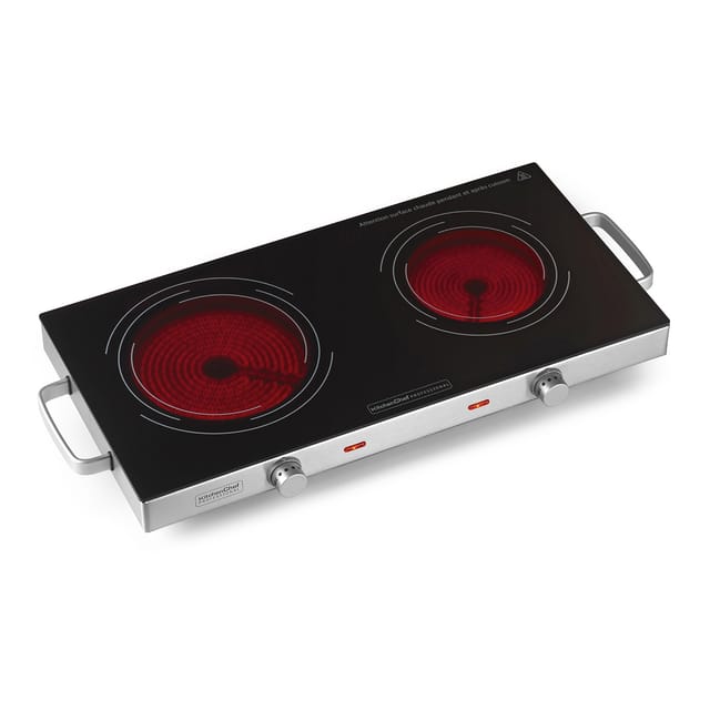 Kitchenchef - Keramikofen mit 2 brennern 2800w - Kitchen Chef - kcppv2800