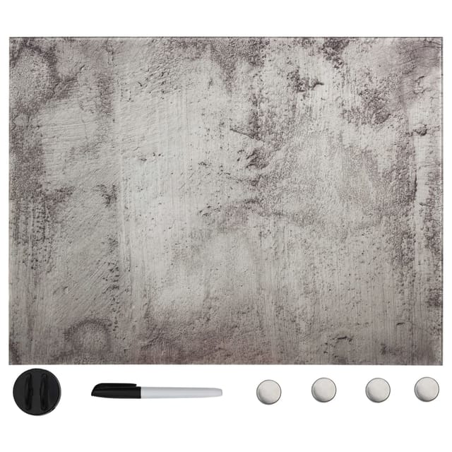 No Brand - Magnettafel Wandmontage Glas 80x60 cm vidaXL