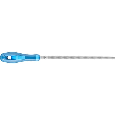 Pferd - Werkstattfeile rund Hieb 1 150 mm mit Ergonomie-Feilenheft
