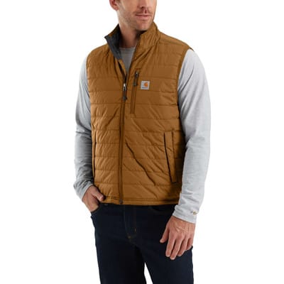 Carhartt - rmellose Weste Gilliam Vest Brown t.l - 102286-BRN-L