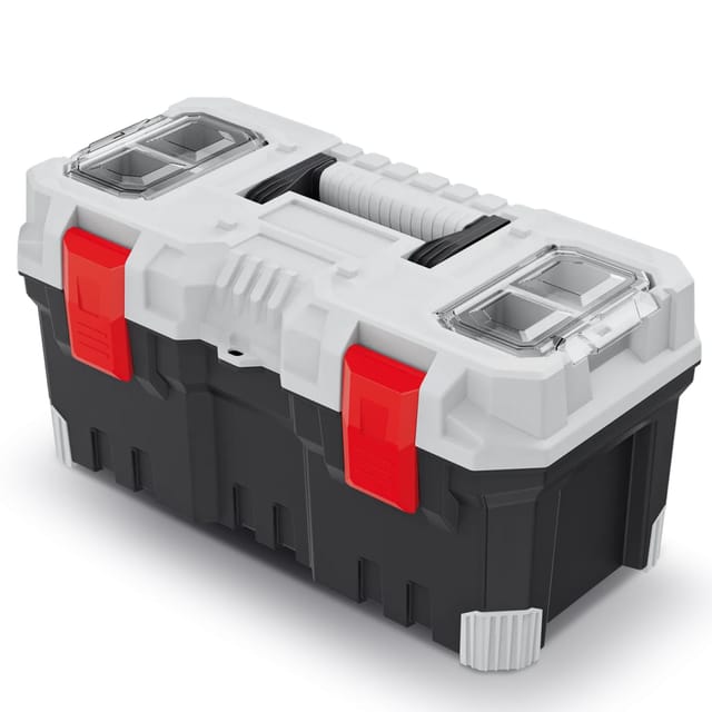Kistenberg Werkzeugkiste Werkzeugkasten Werkzeugbox Toolbox aus Kunststoff leer, Version: KTIP5530-3020 554 x 286 x 276
