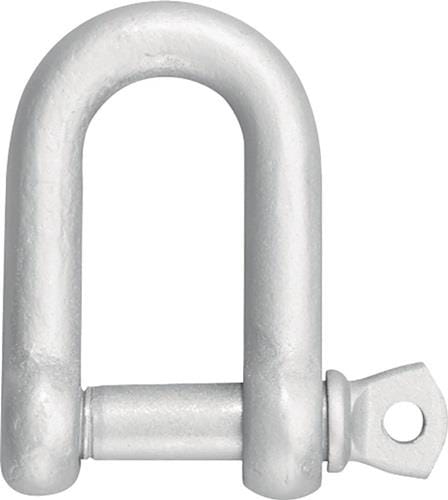 Schäkel Tragfähigkeit 100 kg Bügel/Bolzen 6 mm gerade Form
