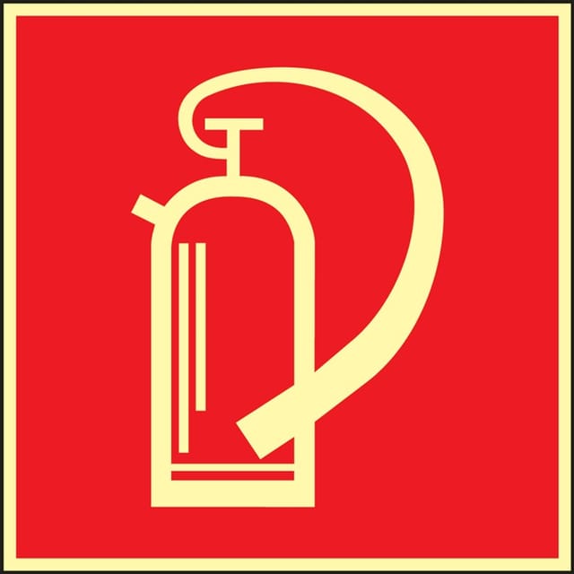 Brandschutzzeichen L148xb148 Mm Feuerlöscher Folie
