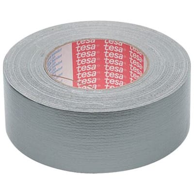 Tesa - strong 04663-00007-02 Gewebeklebeband ® Professional Silber (l x b) 50 m x 48 mm 1 St.