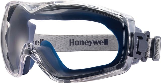 Honeywell - Vollsichtschutzbrille DuraMaxx en 166 Rahmen blau, Scheibe klar Polycarbonat