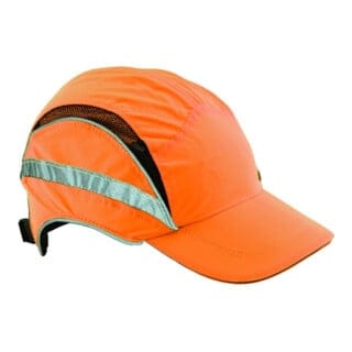 Safety Anstoßkappe First Base 3 Classic Hi-Vis 52-65cm orange Mikrofaser EN812:A1 EN471 - Scott