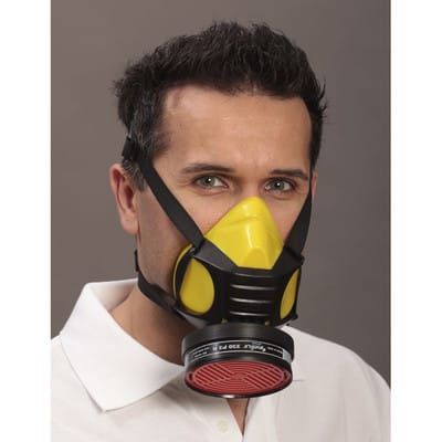 Atemschutzhalbmaske Polimask GAMMA/Silikone en 140 o.Filter,Silik. Ekastu