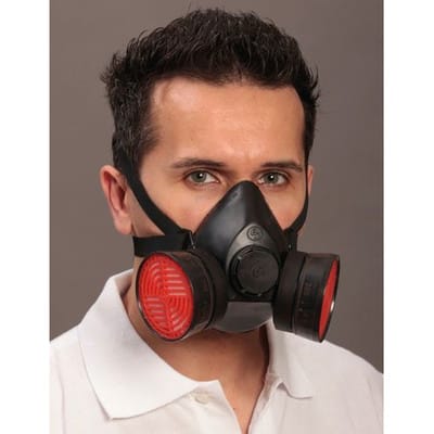 Atemschutzhalbmaske Polimask 100/2 en 140 ohne Filter