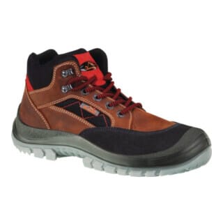 Sicherheitsstiefel Sherpa Gr.38 braun/rot S3 EN20345 Leder REMISBERG
