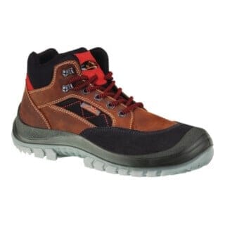 Remisberg - Sicherheitsstiefel Sherpa Gr.40 braun/rot S3 EN20345 Leder