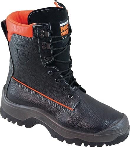 Forstsicherheitsstiefel NoRisk Größe 44 schwarz / orange - 39113-44