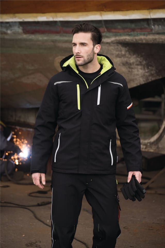 Terrax Workwear - terrax Softshell-Berufsparka Größe l - 61534-1048-L