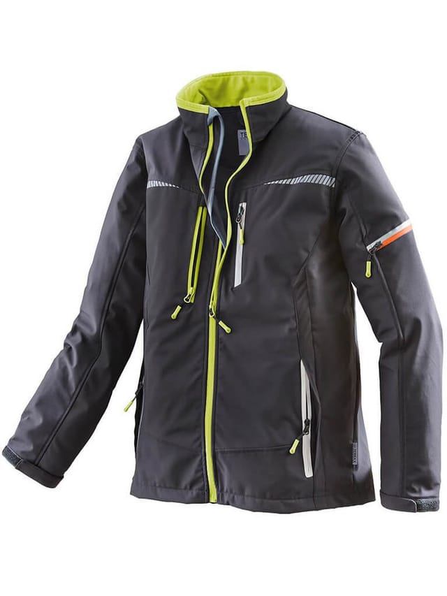 Softshelljacke Terrax Workwear Gr.XXL schwarz/limette terrax