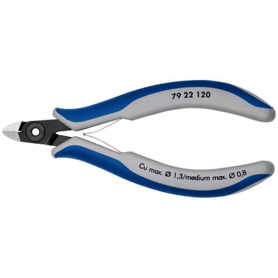 79 22 120 Elektronik- u. Feinmechanik Seitenschneider ohne Facette 120 mm - Knipex