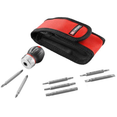 Protwist Kugelschraubendreher mit Ratsche - 7 Klingen im Etui - ATCL.S14PB - Facom