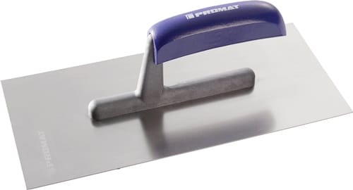 Glättekelle L.280mm B.130mm rostfrei,m.H-Heft va S.0,7mm Promat