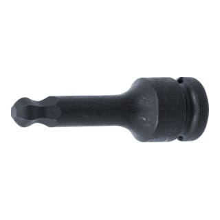 Bgs Technic - Kraft-Bit-Einsatz Länge 75 mm Antrieb Innenvierkant 12,5 mm (1/2') Innensechskant mit Kugelkopf 10 mm