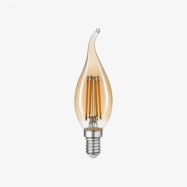 GSC - Vintage-Glühbirne Kerze Windstoß led 4W 2500K
