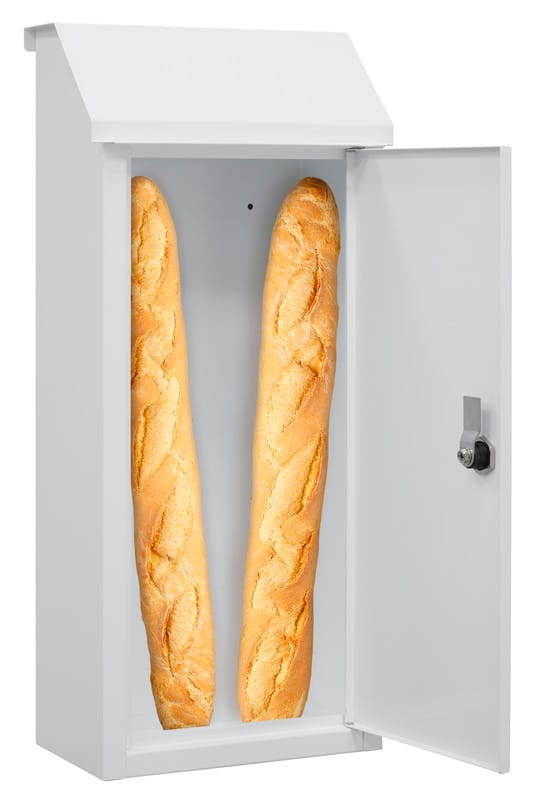 Arregui - Paketkasten für Zustellungen SP008BN-P, Zustellungs- Briefkasten, Zeitungsbox mit Drehknauf, BRotkasten, großes Fassungsvermögen,