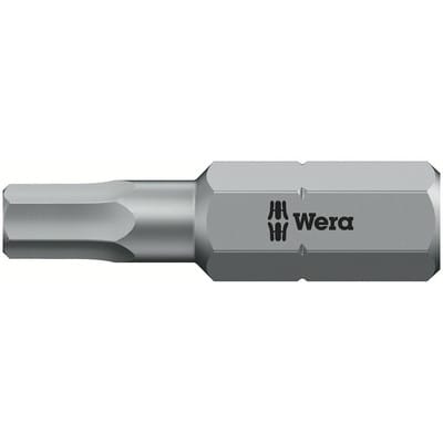Bit zähhart 1/4 din 3126 C6,3 Innensechskant 4x25mm Wera