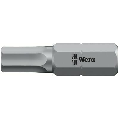Bit zähhart 1/4 din 3126 C6,3 Innensechskant 5x25mm Wera