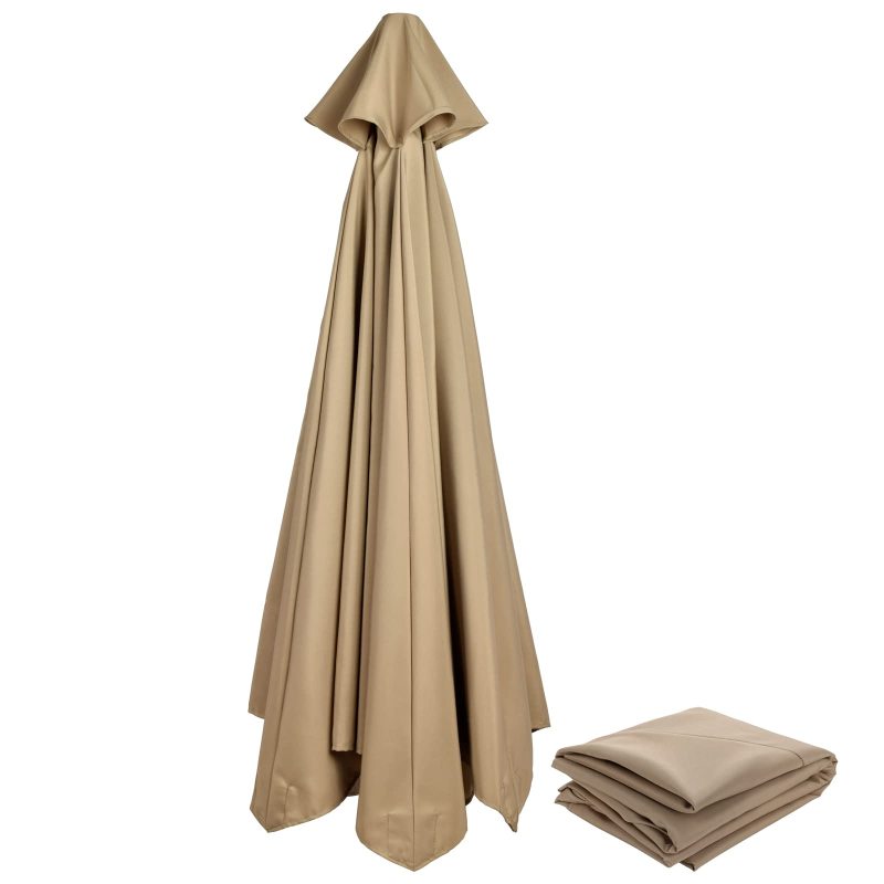Ersatzbespannung Für 3 M Großen Terrassen-sonnenschirm Mit 8 Streben (nur Bespannung) (beige)