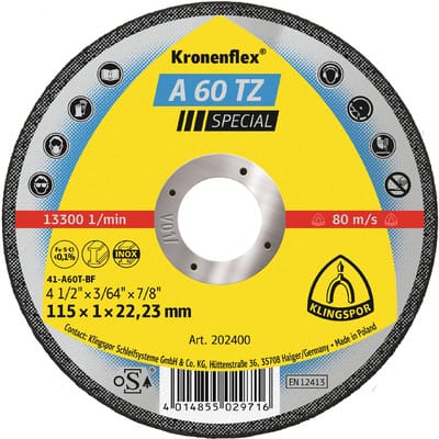 Trennscheibe gerade A60TZ115x1mm KLINGSPOR