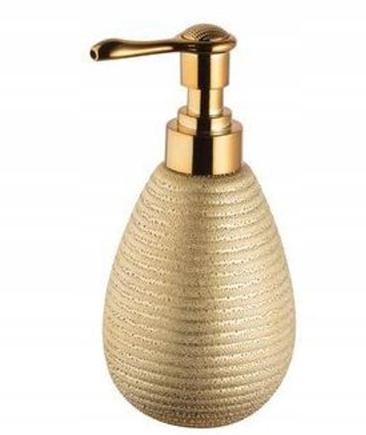 Flüssigseifenspender Fürs Badezimmer, 16,5 Cm, Gold