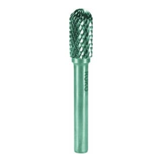 Ruko - Frässtift wrc ø 8 mm Kopflänge 16 mm Schaft-Ø 6 mm Hartmetall Blank Verzahnung kvz 4