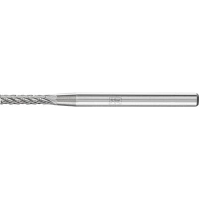 21200183 Frässtift Hartmetall Zylinder mit Stirnverzahnung Länge 40 mm Produktabmessung, ø 2 - Pferd
