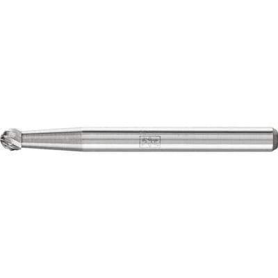 PFERD 21211083 Frässtift Hartmetall Kugel 3 mm Länge 33 mm Produktabmessung, Ø 3 mm Arbeits-Länge 2