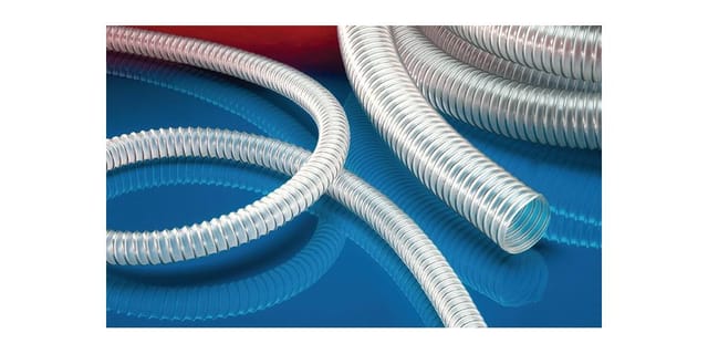 Absaug- und Förderschlauch airduc® pur-inox 355 food-as Innen-Ø 25 mm Außen-Ø 32,00 mm ( 4502401020 ) - Norres