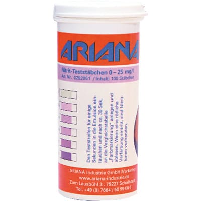 Messstäbchen trgs 611 Nitrit-Gehalt 0-25 mg/l 100 St.