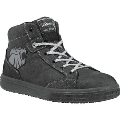 U-power - UPower Schnürstiefel en iso 20345 S3 src Lion Gr. 43 Nubukleder schwarz Aluminiumkappe