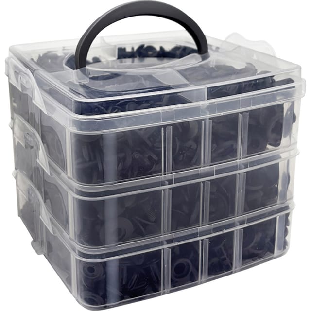 HP Autozubehör 14651 Befestigungsclip-Set (L x B) 17 cm x 17 cm