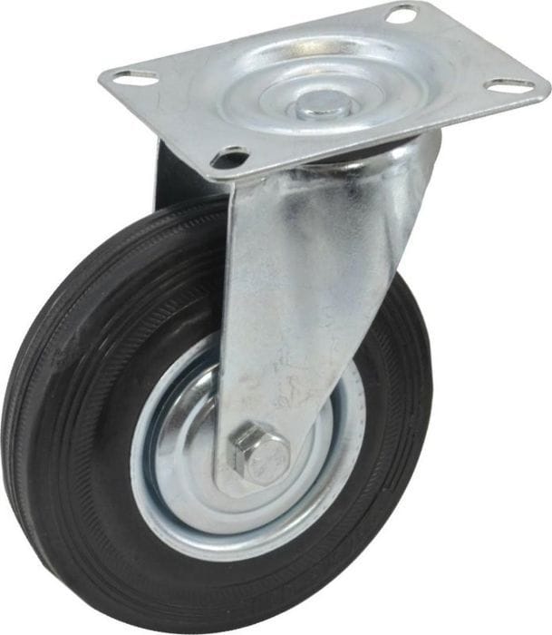 AWTOOLS Lenkrad aus schwarzem Gummi, 200 mm