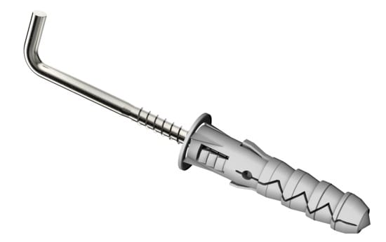 Standard-Expansionsdübel mit L-förmigem Haken 8x40, 4 Stück. TitaniumPRO