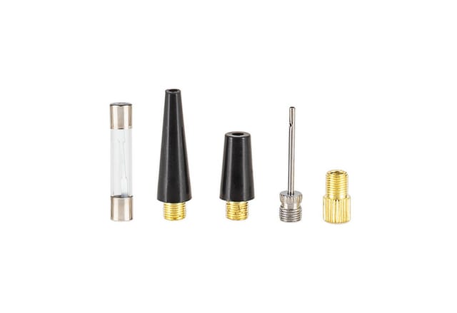 HEYNER® Adapter PRO Adapter Set Bälle Luftmatratzen SUP Fahrräder Autos Nadeladapter Glassicherung Fahrradventil Autoventil französisches Ventil