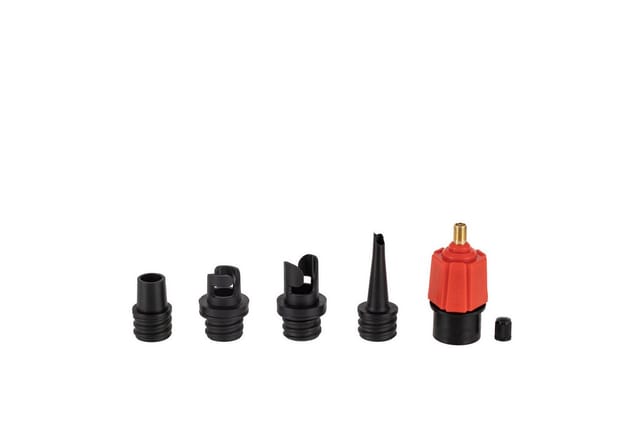 HEYNER® Adapter für Luftpumpen/12V-Kompressoren SUP Schlauchboot Paddelboard Pools u.v.m. Aufblasbar Pumpenadapter AdapterSet Sport Universaladapter