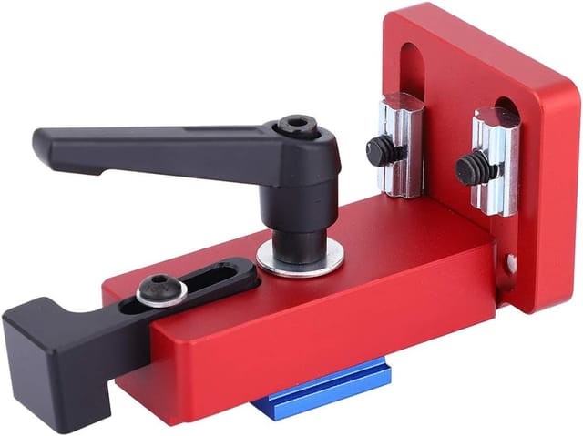 Robustes Holzbearbeitungswerkzeug aus Aluminiumlegierung, Gehrungsanschlag Typ 45, Positionierwerkzeug für Schreiner und Heimwerker.