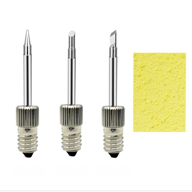 Set Mit 2 Lötspitzen Mit Schwamm, E10-anschluss, Lötspitzen, Usb-lötspitze, Lötwerkzeugset (spitze B, Spitze C, Spitze K)