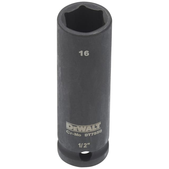 Steckschlüssel lang 16 mm 1/2 schlagfest - Dewalt