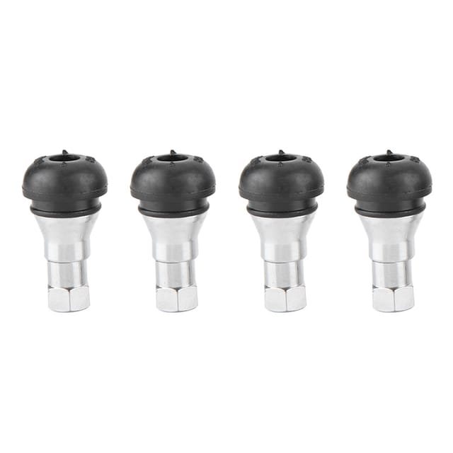 Set mit 4 schlauchlosen Ventilkappen aus Aluminiumlegierung