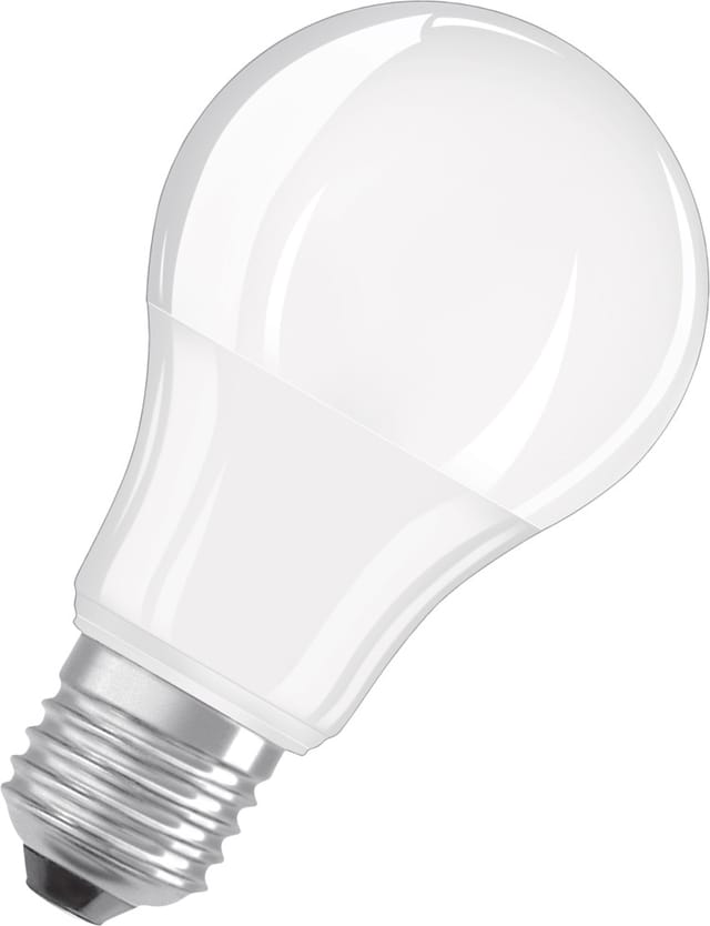 Standard-LED-Glühbirne E27, 10W, warmweiß, mattiert.