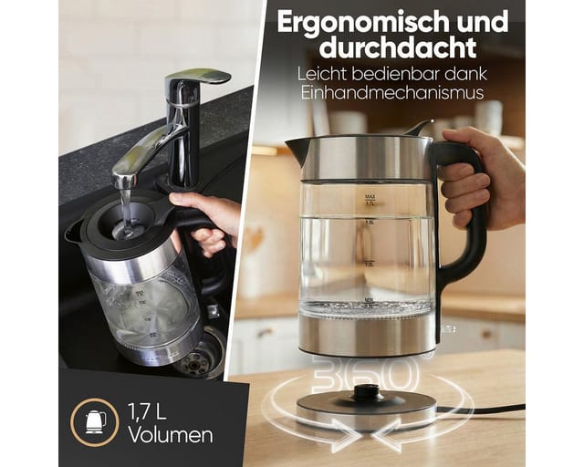 Glaswasserkocher PC-WKS 1322 G