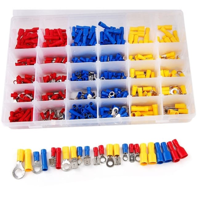 480-teiliges Crimp-kabelverbinder-set, Isolierte Crimp-anschlüsse, Schnellverbindungswerkzeug Für Elektrische Verbindungen, Crimp-anschlüsse Für Elektriker, Elektrische Crimp-anschlüsse