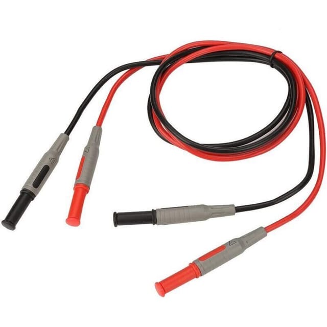 4-mm-Elektronik-Messleitungssatz, gerade Multimeterkabel für präzise Messungen